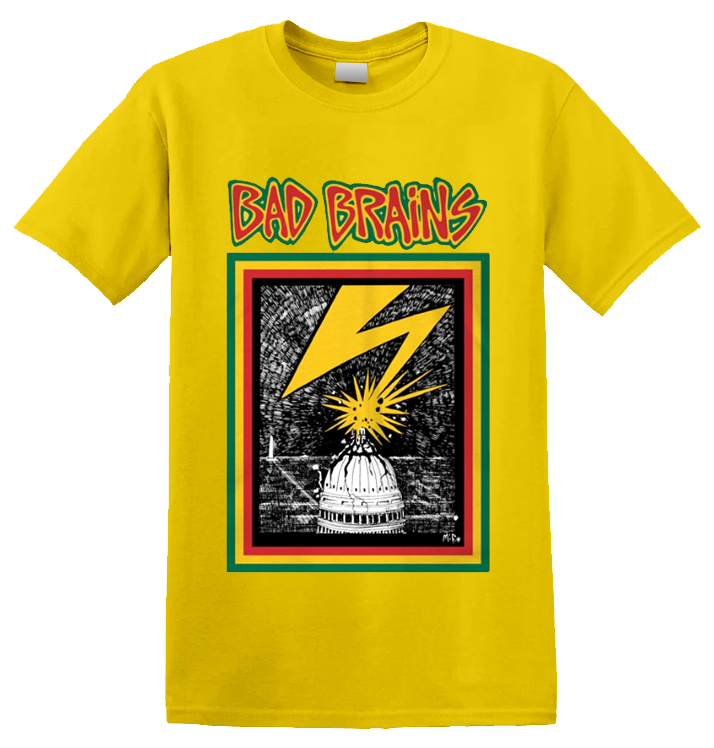 BAD BRAINS - 'Bad Brains' T-Shirt (Yellow)