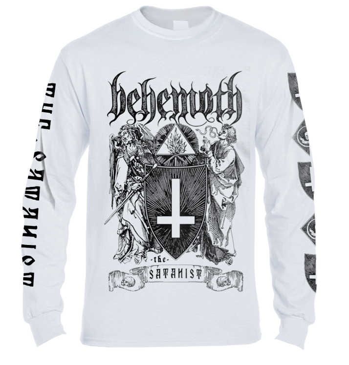 BEHEMOTH - 'The Satanist (White)' Long Sleeve