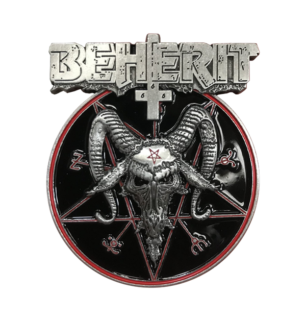 BEHERIT - 'Dawn Of Satans Millenium' Metal Pin