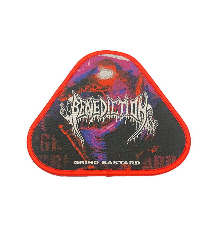 BENEDICTION - 'Grind Bastard (Red Edging)' Patch