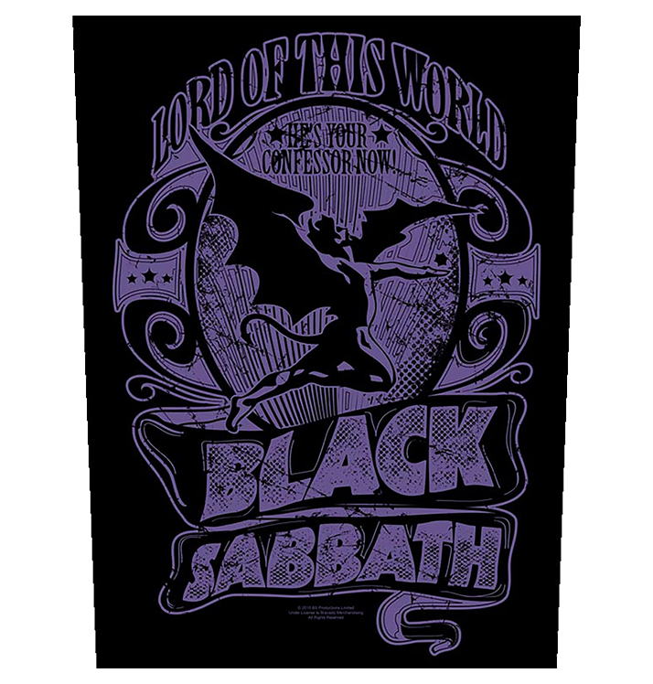 BLACK SABBATH - 'Lord Of This World' Back Patch