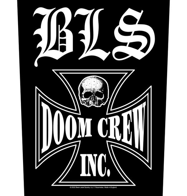 BLACK LABEL SOCIETY - 'Doom Crew' Back Patch
