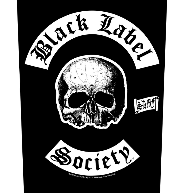 BLACK LABEL SOCIETY - 'SDMF' Back Patch