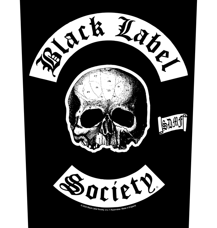 BLACK LABEL SOCIETY - 'SDMF' Back Patch