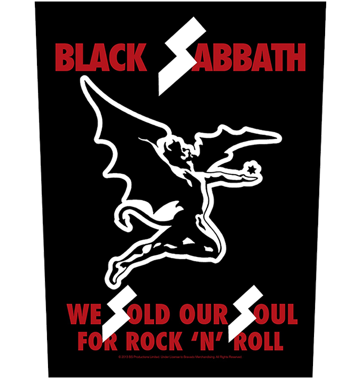 BLACK SABBATH - 'We Sold Our Souls' Back Patch