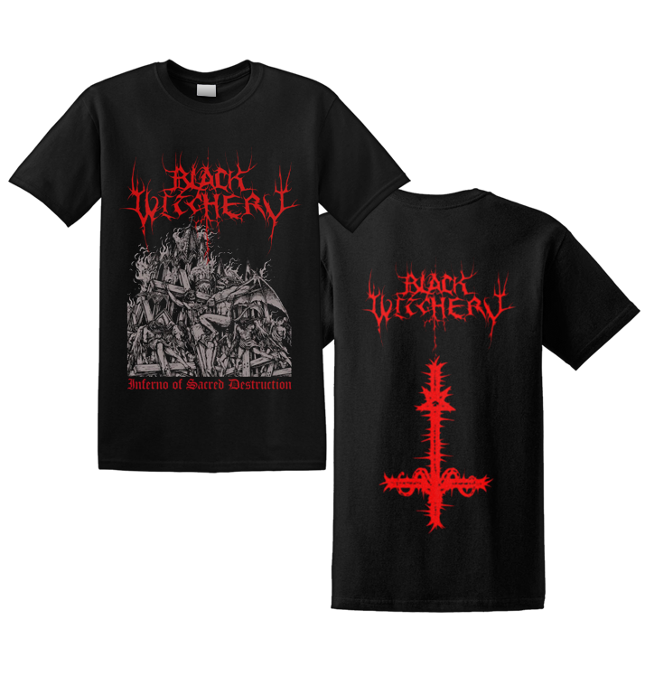 BLACK WITCHERY - 'Inferno of Sacred Destruction' T-Shirt