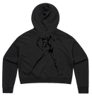 BAG OV BONES - 'Profanum' Pullover Cropped Hoodie