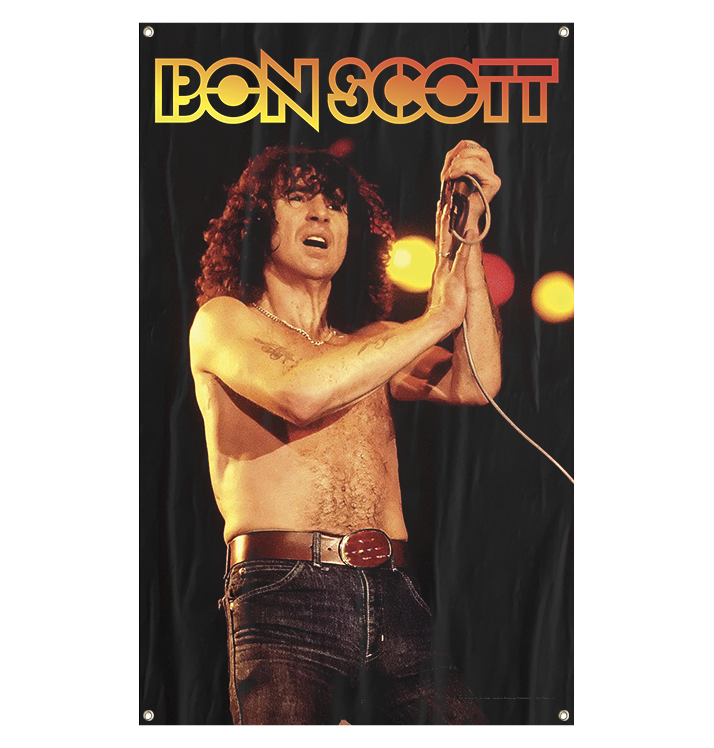 BON SCOTT - 'Bon Scott' Flag