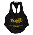 BOTTOMS UP - 'Front Logo' Ladies Twist Back Crop Tank