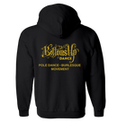 BOTTOMS UP - 'Gold Logo' Zip-Up Hoodie