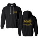 BOTTOMS UP - 'Gold Logo' Zip-Up Hoodie