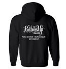 BOTTOMS UP - 'White Logo' Zip-Up Hoodie