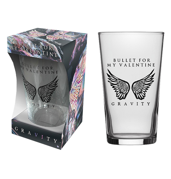 BULLET FOR MY VALENTINE - 'Gravity' Beer Glass