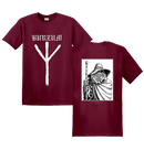 BURZUM - 'Rune' T-Shirt Maroon