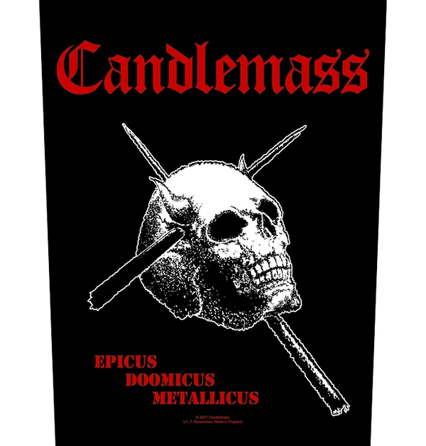 CANDLEMASS - 'Epicus Doomicus Metallicus' Back Patch