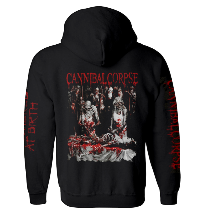 CANNIBAL CORPSE - 'Butchered At Birth' Zip-up Hoodie
