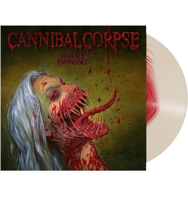 CANNIBAL CORPSE - 'Violence Unimagined' LP (Bone White with Red)