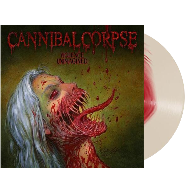 CANNIBAL CORPSE - 'Violence Unimagined' LP (Bone White with Red)