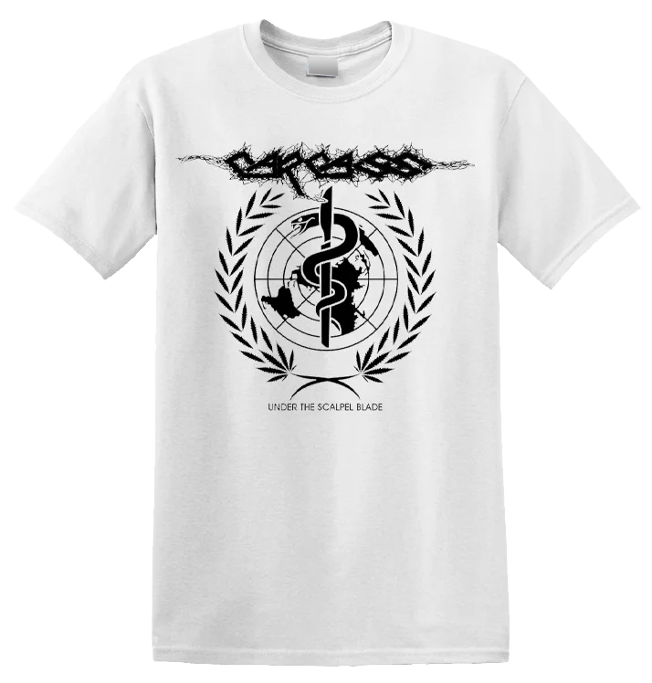 CARCASS - 'Under The Scalpel Blade' T-Shirt (White)