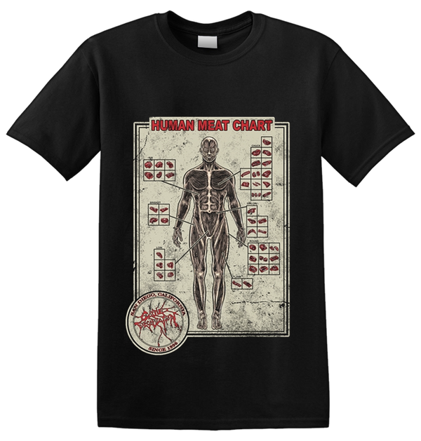 CATTLE DECAPITATION - 'Human Meat Chart' T-Shirt