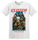 CLUTCH - 'Elephant ' T-Shirt (White)