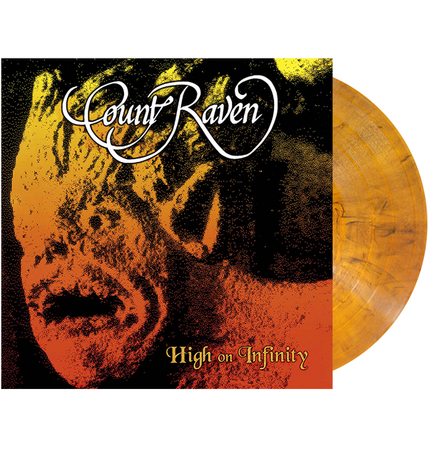 COUNT RAVEN - 'High On Infinity' Amber Marbled LP