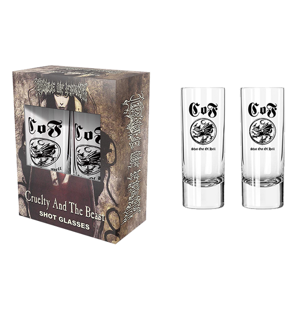 CRADLE OF FILTH - 'Cruelty And The Beast' Shot Glasses