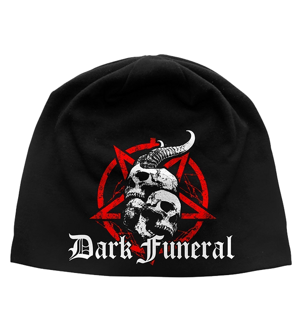 DARK FUNERAL - 'Skulls & Pentagram' Beanie Hat
