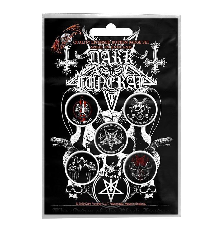 DARK FUNERAL - 'The Black Hordes' Badge Set
