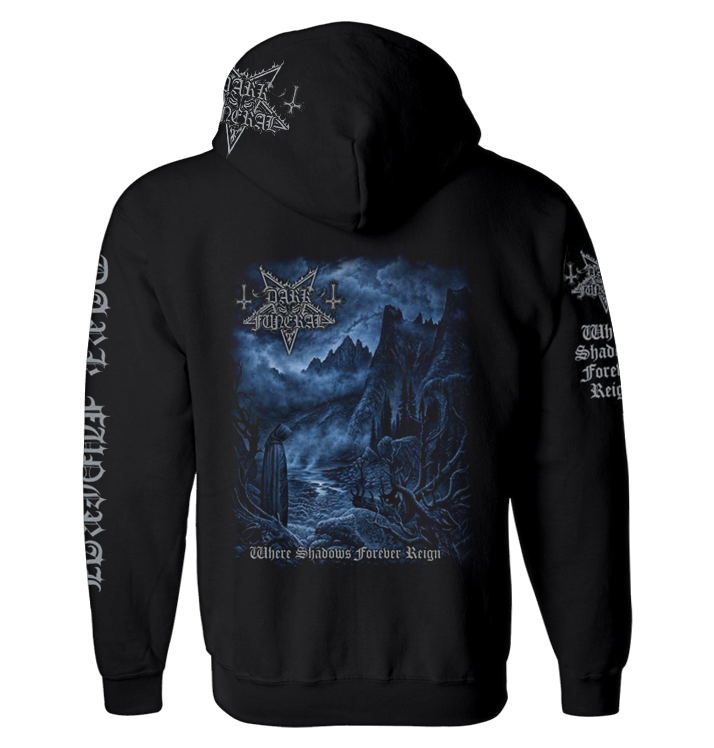DARK FUNERAL - 'Where Shadows Forever Reign' Zip-Up Hoodie