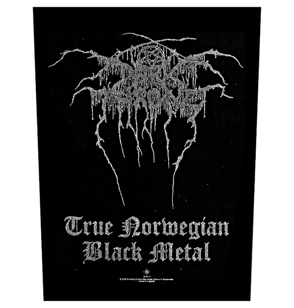 DARKTHRONE - 'True Norwegian Black Metal' Back Patch