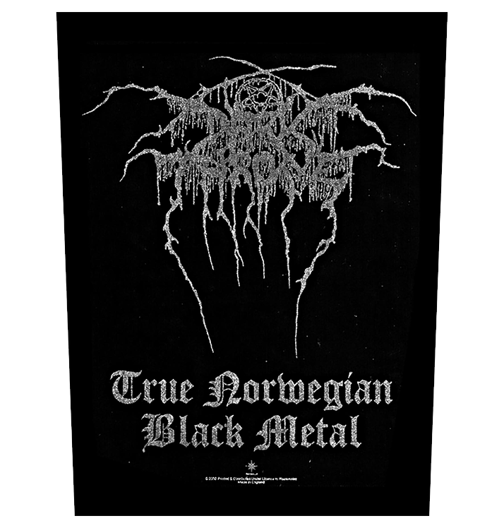 DARKTHRONE - 'True Norwegian Black Metal' Back Patch