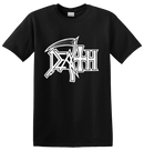DEATH - 'New Logo' White on Black T-Shirt