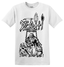 DEATH - 'Scream Bloody Gore' Line Art T-Shirt (White)