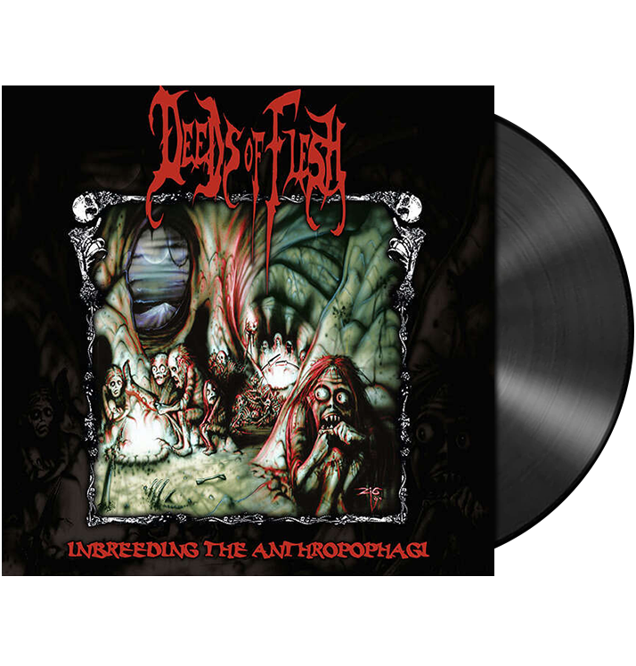 DEEDS OF FLESH - 'Inbreeding The Anthropophagi' LP (Black)