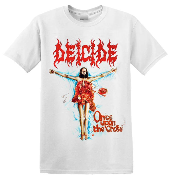DEICIDE - 'Once Upon the Cross ' T-Shirt (White)