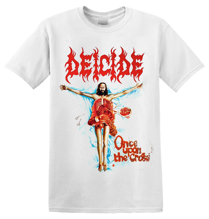 DEICIDE - 'Once Upon the Cross ' T-Shirt (White)