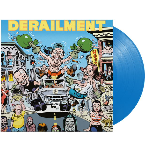 DERAILMENT - 'Come Clean in Death' LP (Blue)