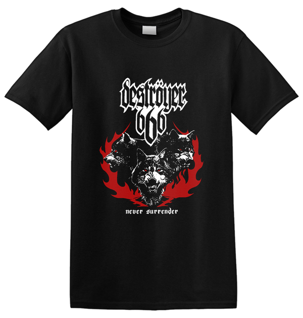 DESTRÖYER 666 - 'Wolves And Flames' T-Shirt