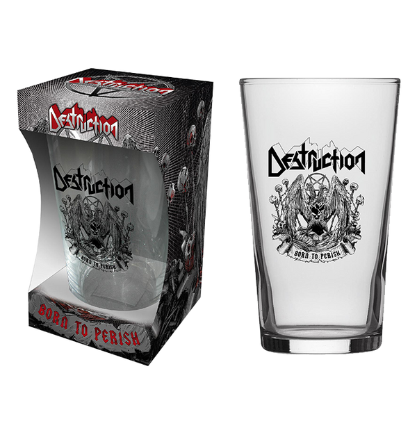 DESTRUCTION - 'Born to Perish' Beer Glass
