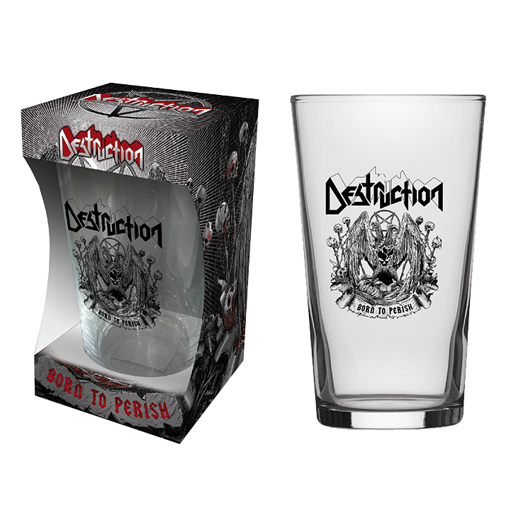 DESTRUCTION - 'Born to Perish' Beer Glass