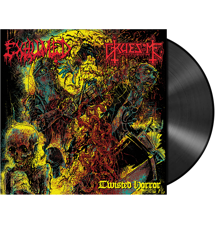 EXHUMED / GRUESOME - 'Twisted Horror' Split 10" EP