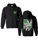 EXTREME NOISE TERROR - 'Hardcore Attack' Zip-Up Hoodie