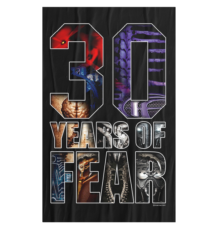 FEAR FACTORY - '30 Years of Fear' Flag
