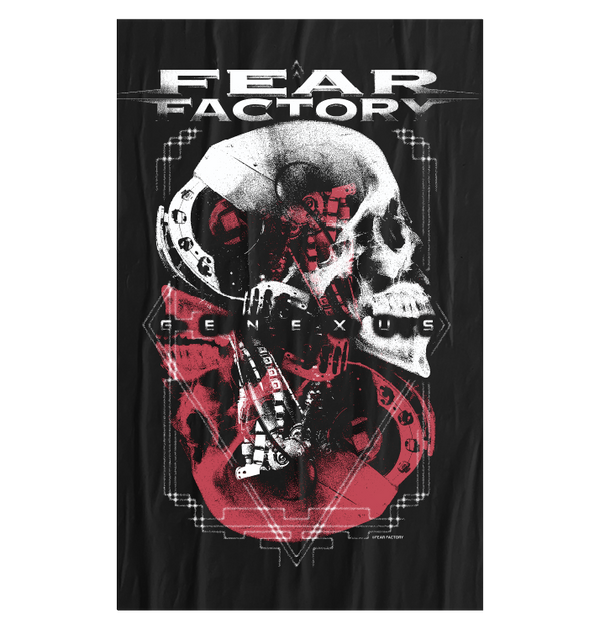 FEAR FACTORY - 'Genexus Skull' Flag