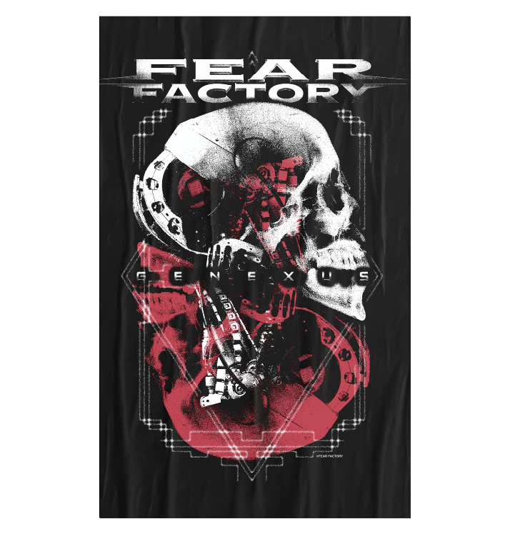 FEAR FACTORY - 'Genexus Skull' Flag
