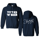 FRANK ZAPPA - 'Titties 'N' Beer' Pullover Hoodie