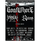 GOATWHORE - 'Australian Tour 2012' A3 Poster