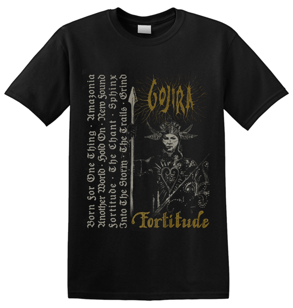 GOJIRA - 'Fortitude Tracklist (Organic Shirt)' T-Shirt