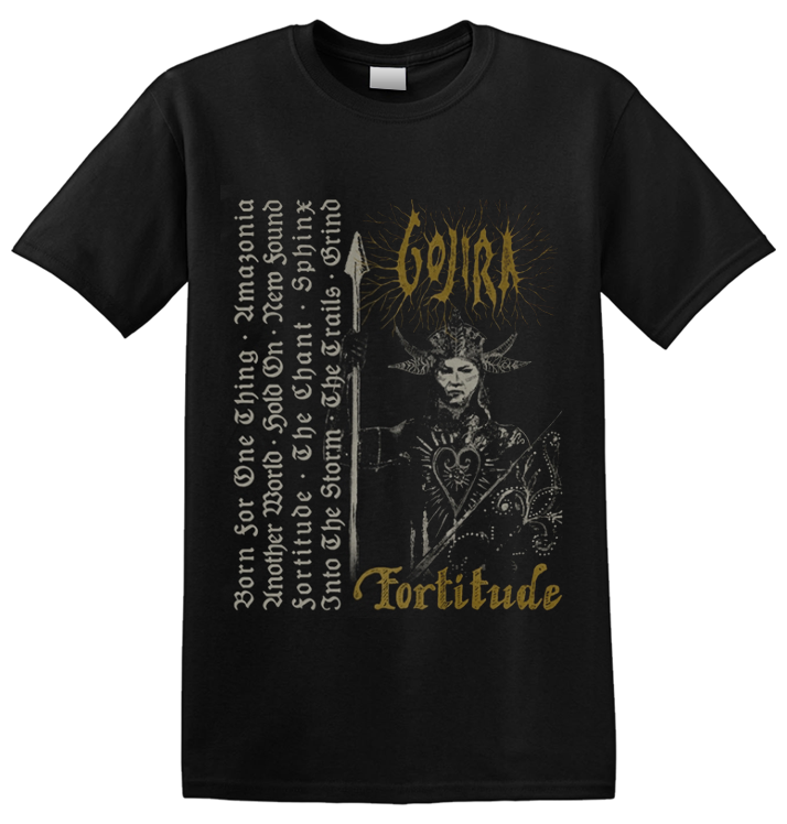 GOJIRA - 'Fortitude Tracklist (Organic Shirt)' T-Shirt
